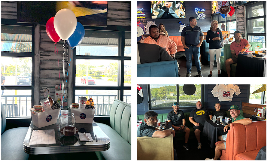 Coaches Kickoff Lunch at Bubba’s 33