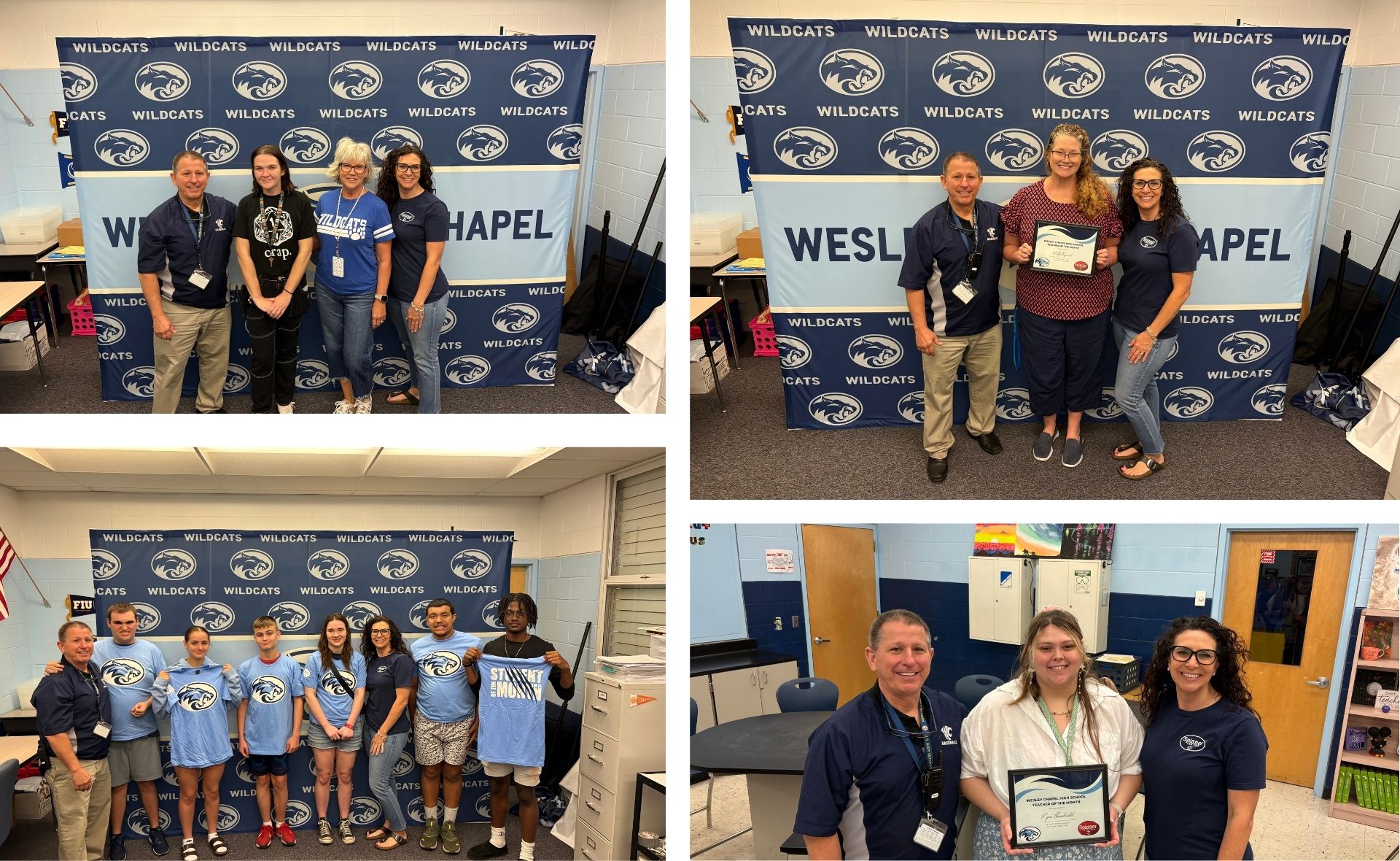 Wesley Chapel High School Youth of the Month, Teacher of the Month and SRP of the Month Awards