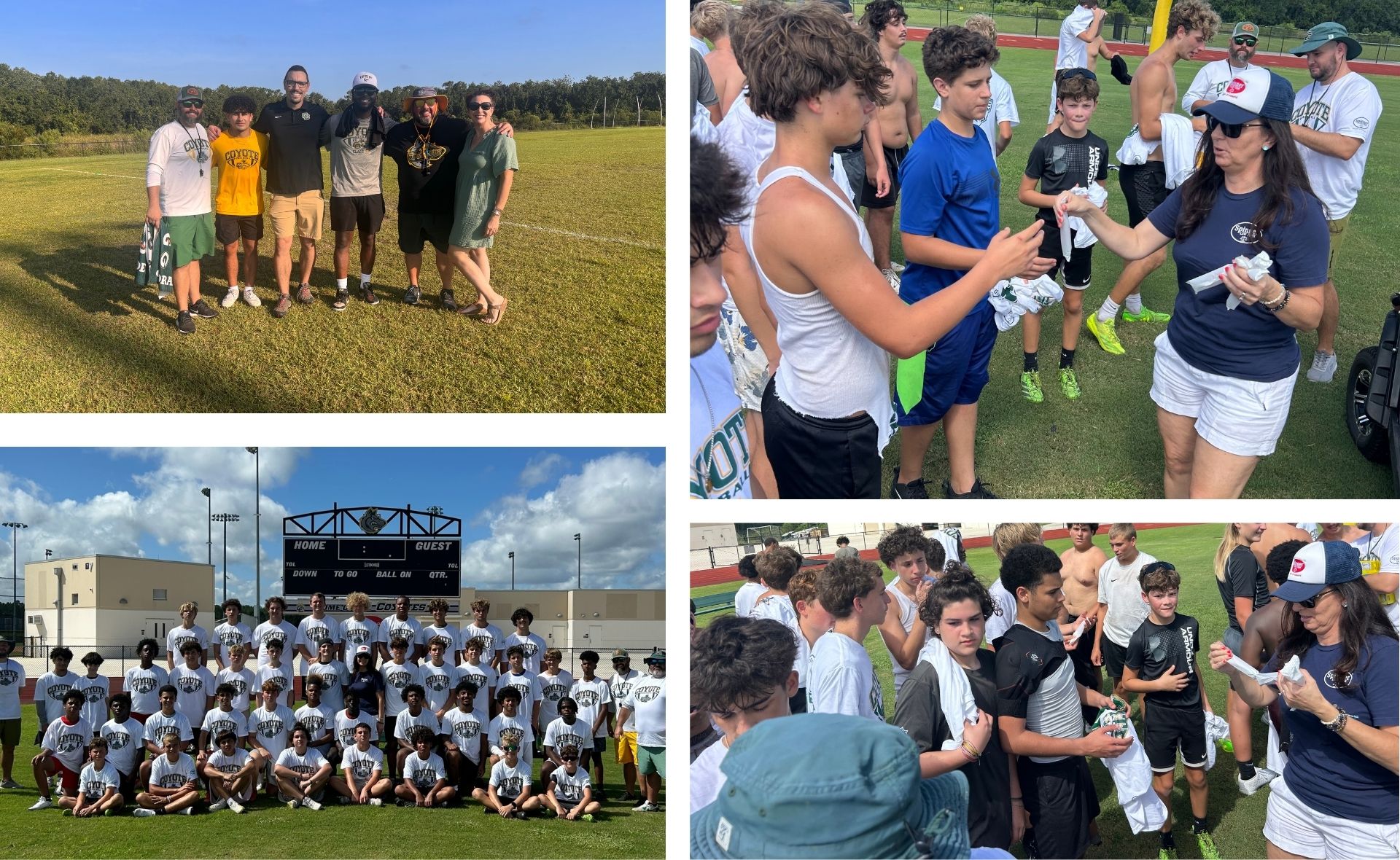 Sponsored the Annual Cypress Creek High School 3-Day Football Camp