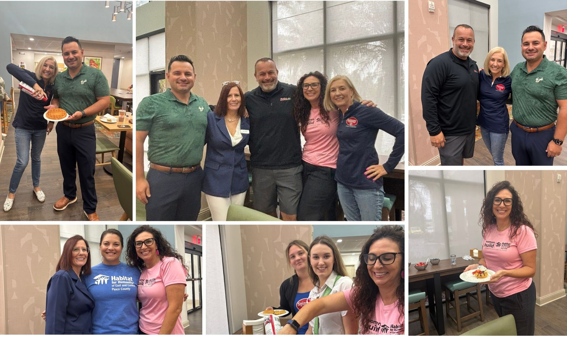 Attorney Anissa Morris and Jennie host a waffle breakfast to raise funds for Habitat for Humanity’s Women’s Build Day
