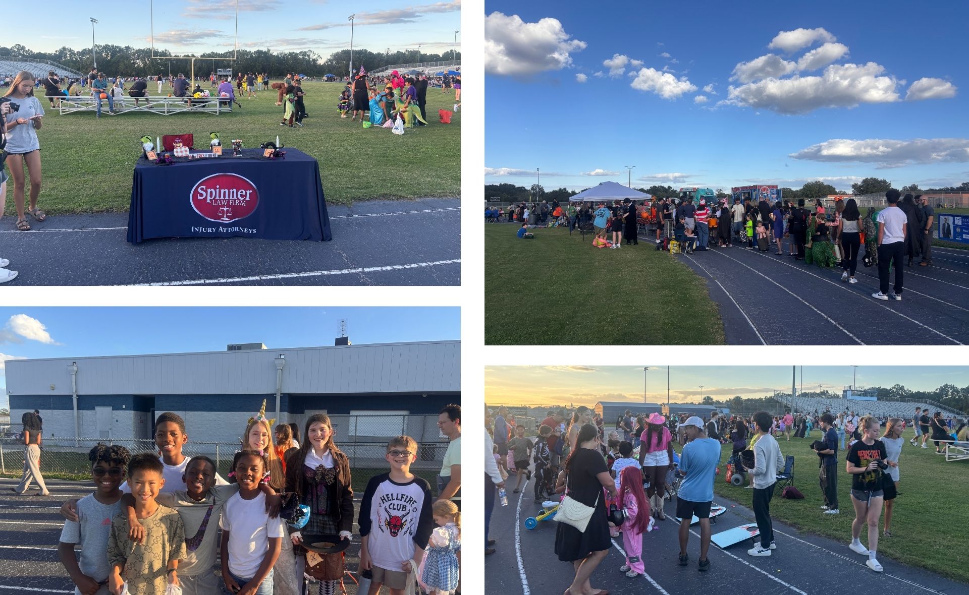Wesley Chapel High School annual trick-or-treat around the track