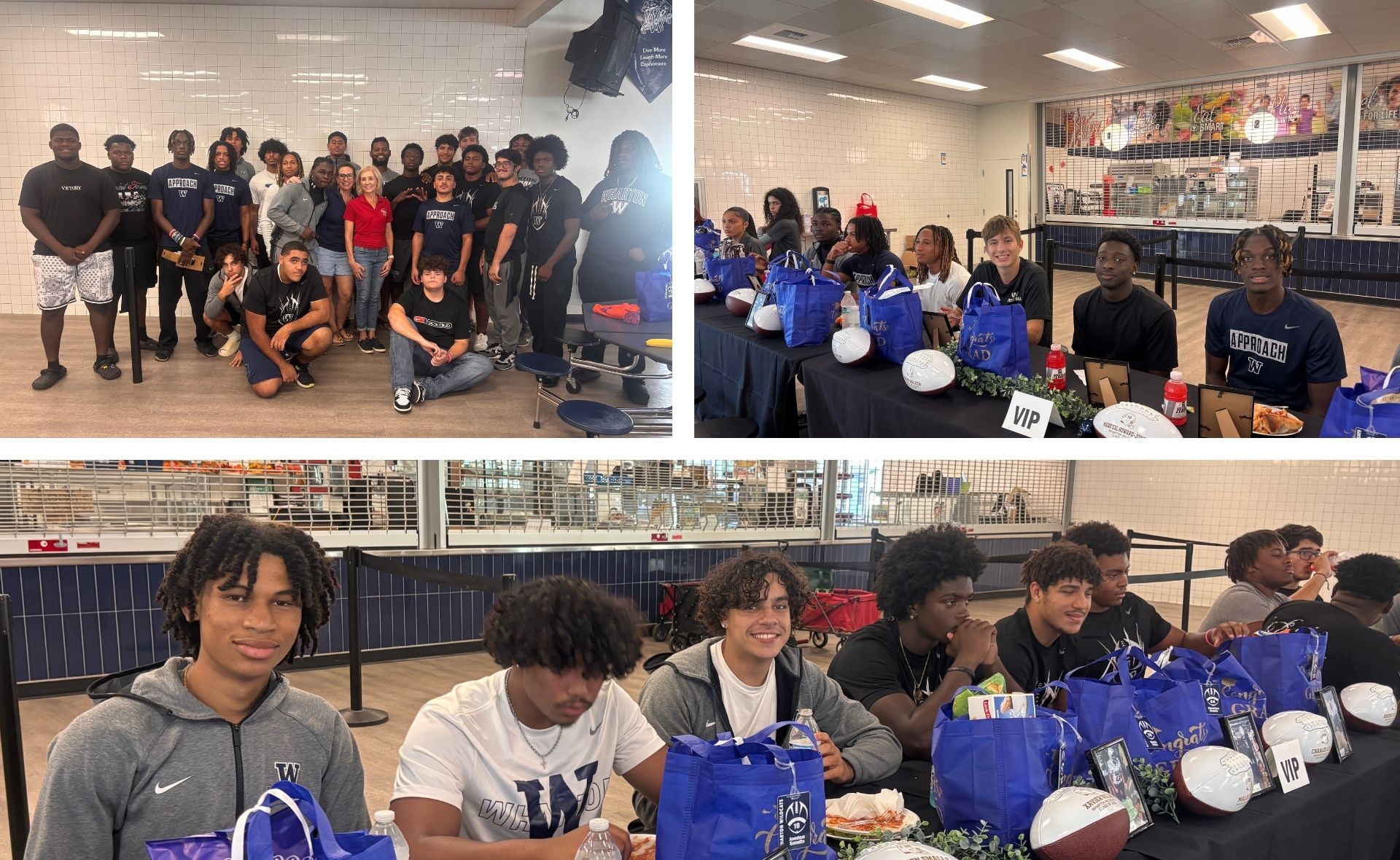 Sponsored the Wharton High School Football Team’s Senior Night meal — congratulations, Class of 2026!