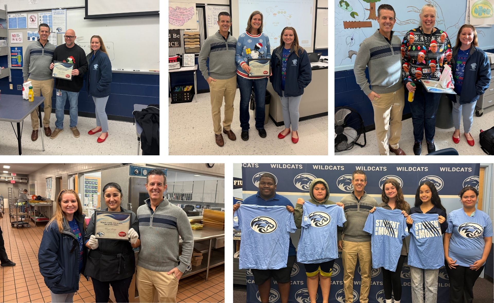 Wesley Chapel High School Youth of the Month, Teacher of the Month and SRP of the Month Celebration